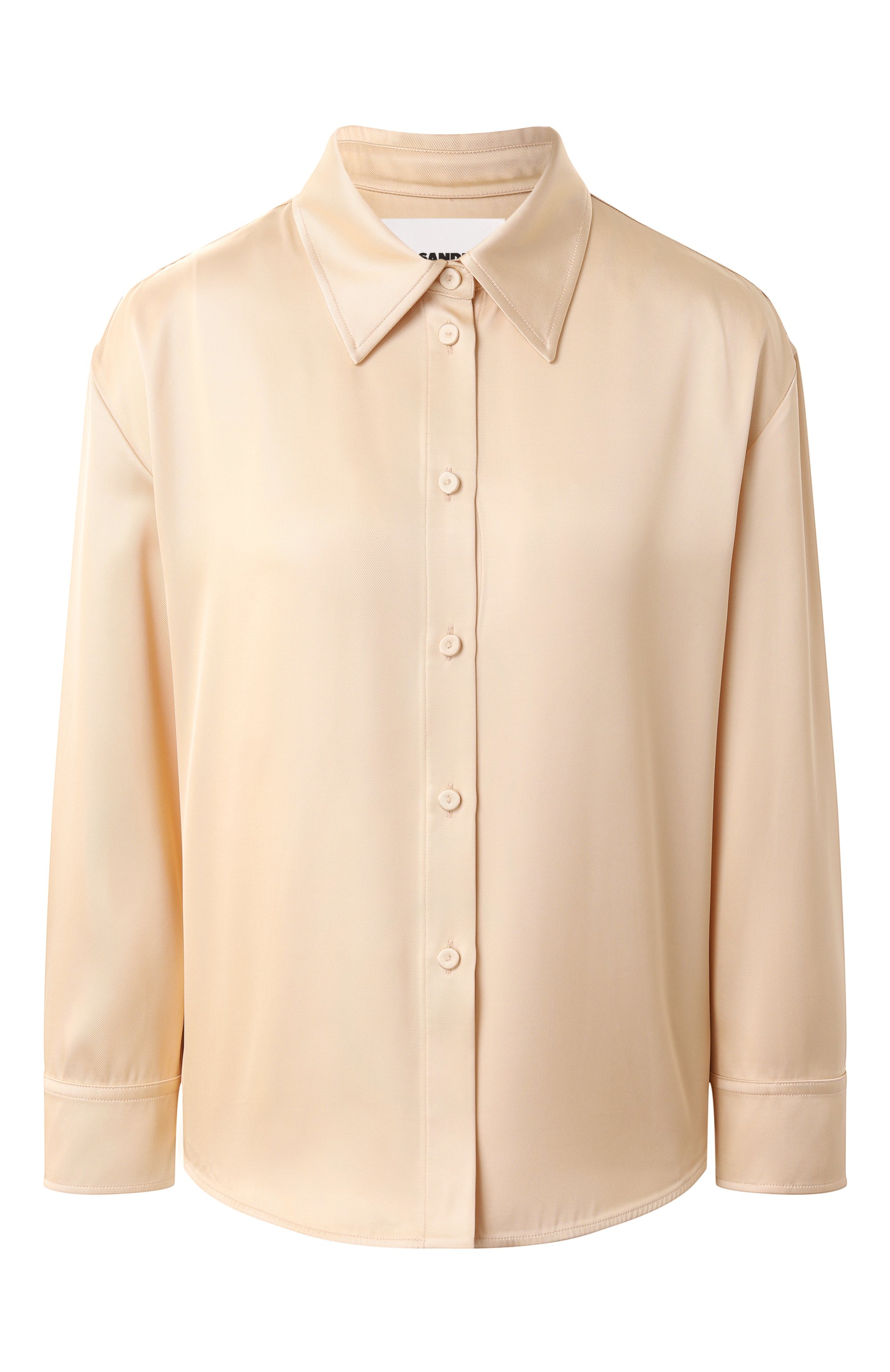 Рубашка из вискозы и шелка JIL SANDER, арт. J01DL0156/J65112, фото 1