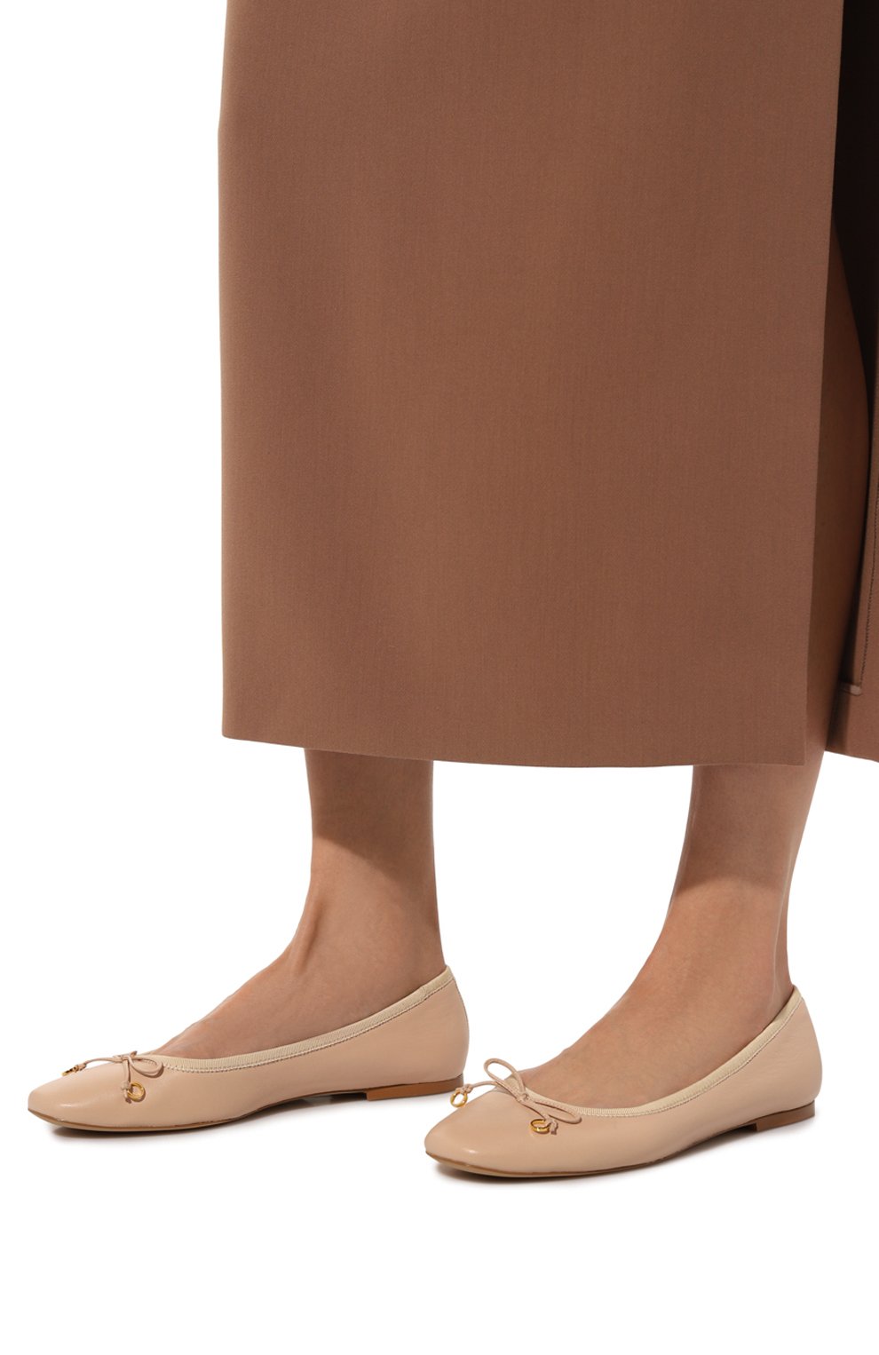 Кожаные балетки lou ODISSI бежевого цвета по цене 37150 руб., арт. 0D43090A 20136, фото 3 Кожаные балетки lou ODISSI, арт. 0D43090A 20136, фото 3