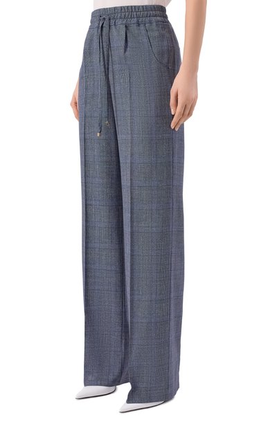 Брюки из шерсти и шелка KITON, арт. D48122K0944G, фото 3