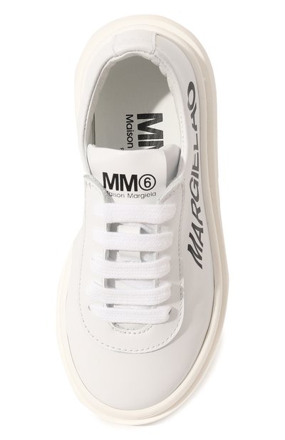 Кожаные кеды MM6, арт. 73405/20-27, фото 4