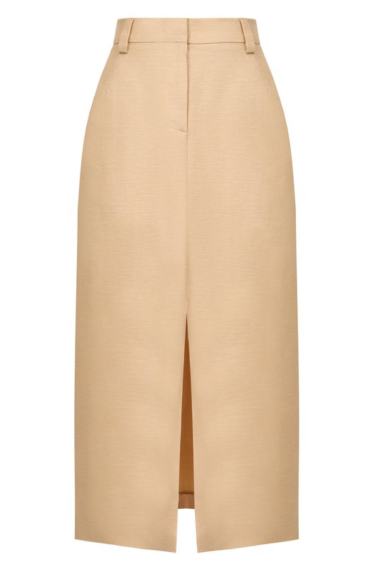 Юбка из кашемира и льна Colombo GN00161/77528-U Бежевый GN00161/77528-U