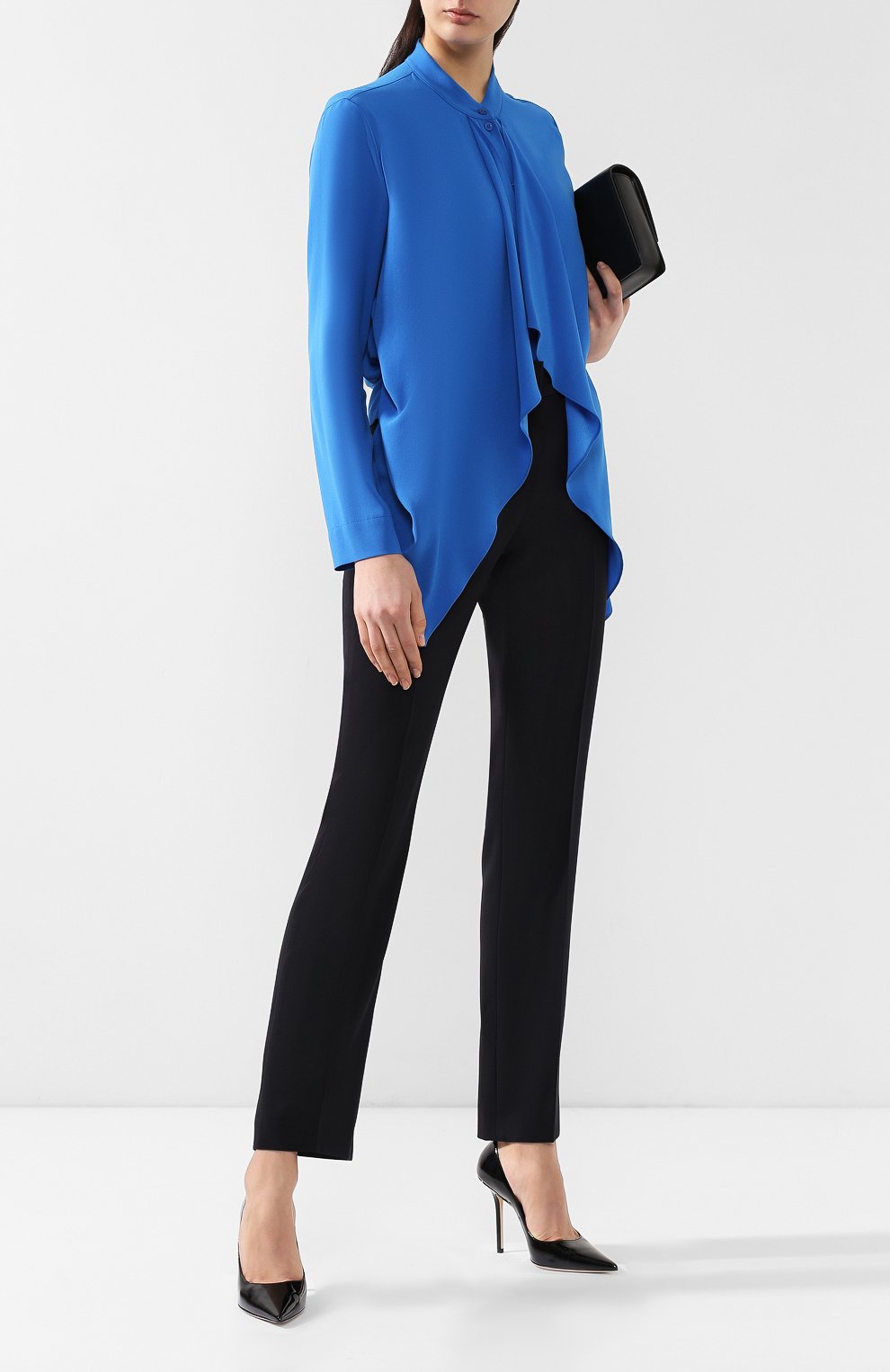 Лаковые туфли love 100 JIMMY CHOO черного цвета по цене 72500 руб., арт. L0VE 100/PAT, фото 2 Лаковые туфли love 100 JIMMY CHOO, арт. L0VE 100/PAT, фото 2