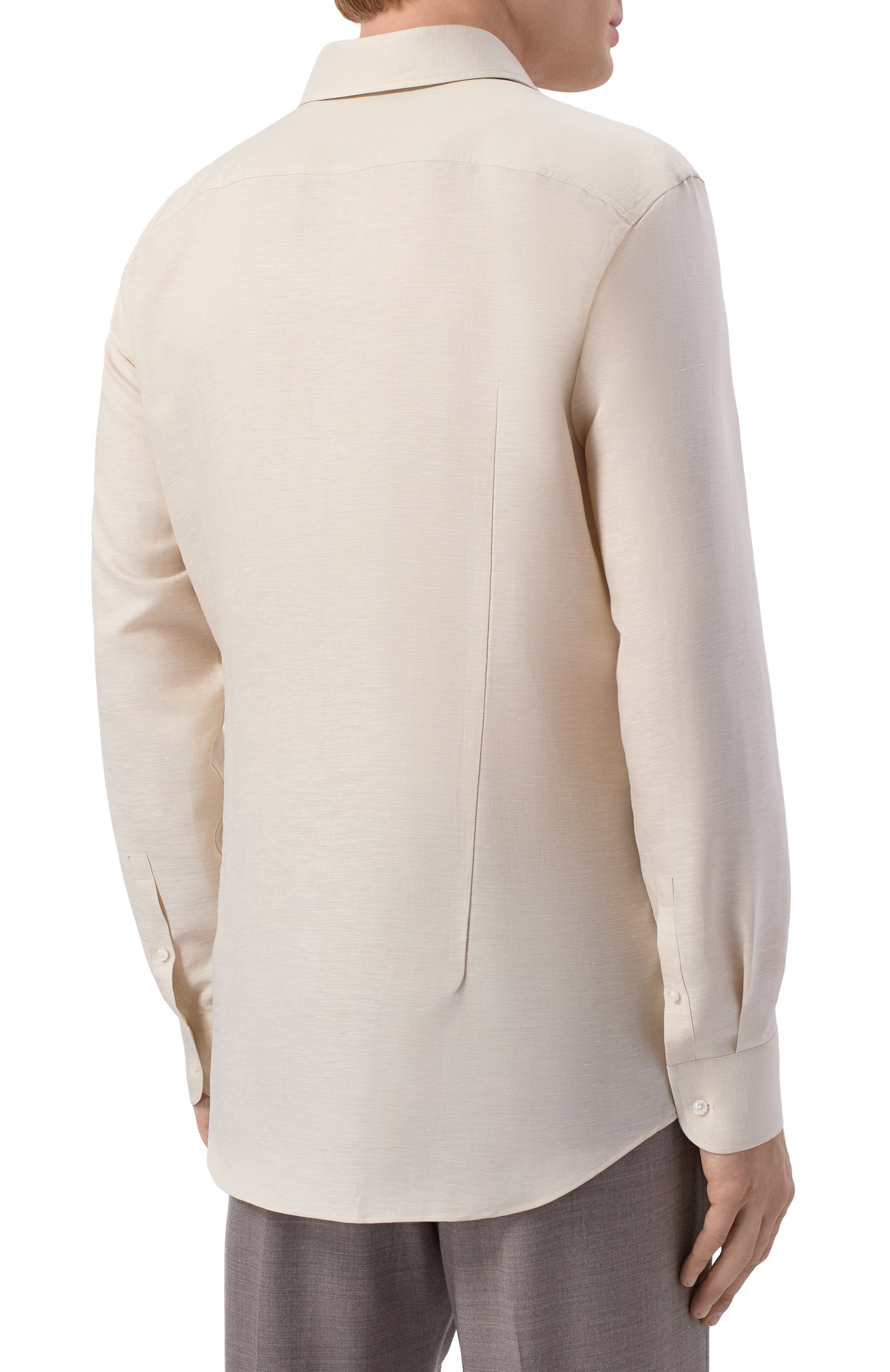 Рубашка изо льна и лиоцелла BOSS, арт. 50562110, фото 4