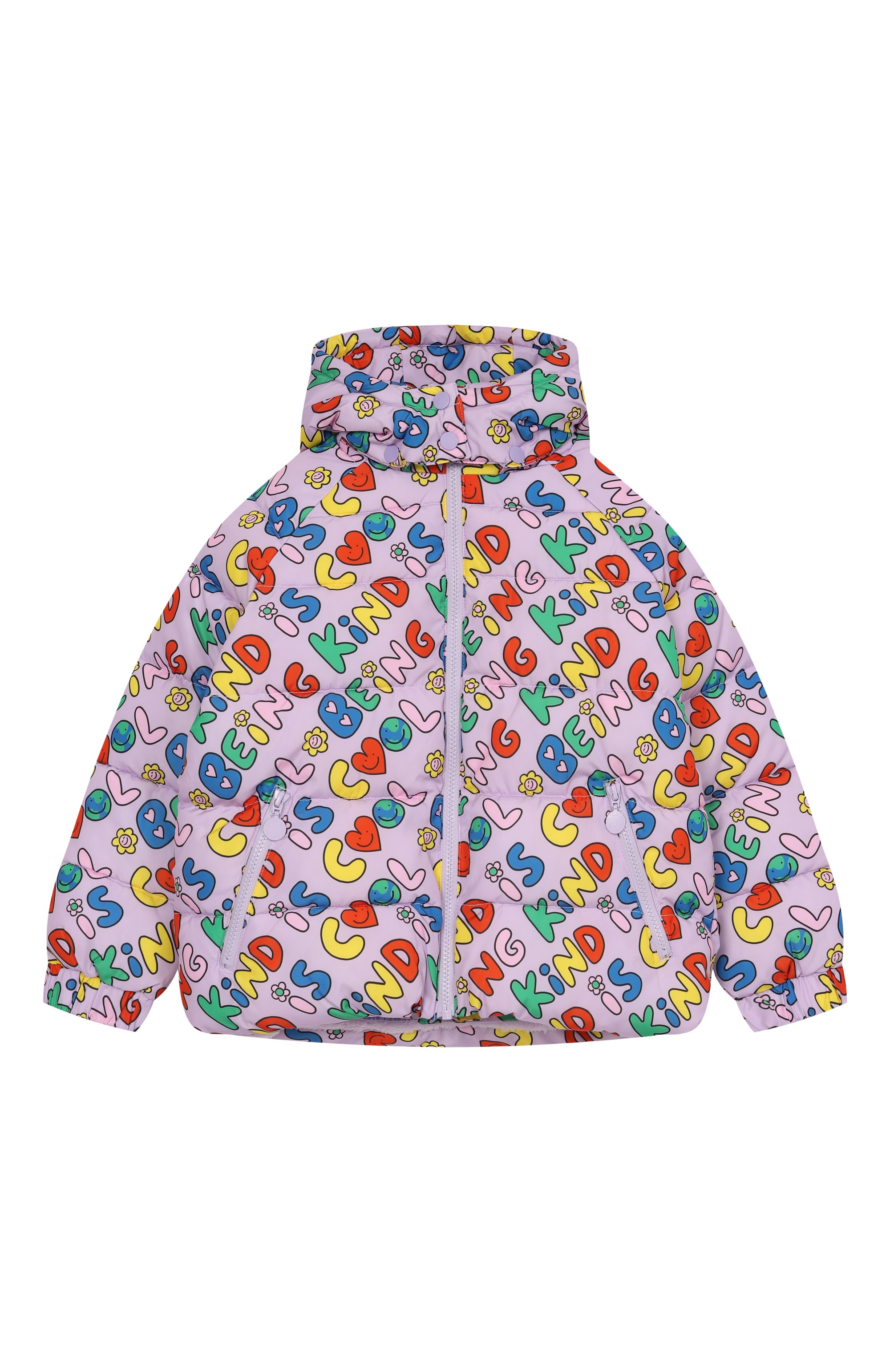 Утепленная куртка STELLA MCCARTNEY сиреневого цвета по цене 29050 руб., арт. TX2A37, фото 1 Утепленная куртка STELLA MCCARTNEY, арт. TX2A37, фото 1