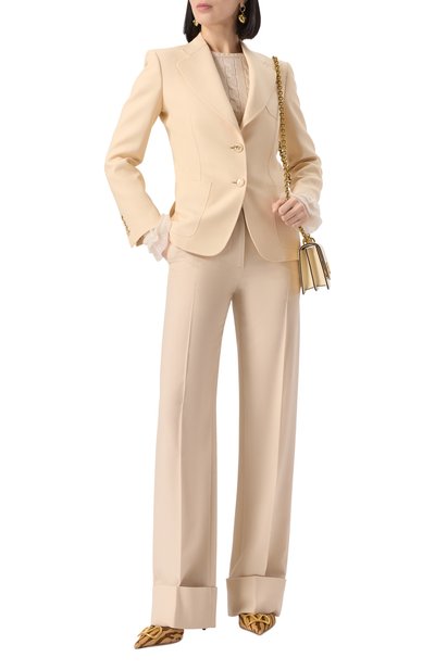 Шерстяные брюки VALENTINO, арт. 6B3RB66590T, фото 2