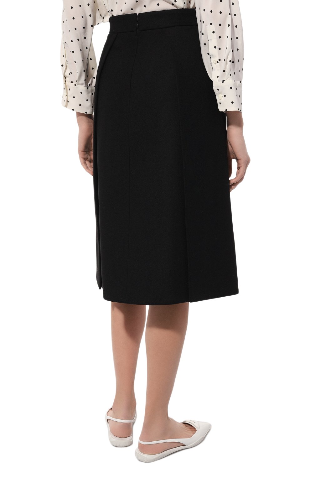 Юбка из шерсти и кашемира PRADA, арт. P112T-1ZFF-F0002-212, фото 4