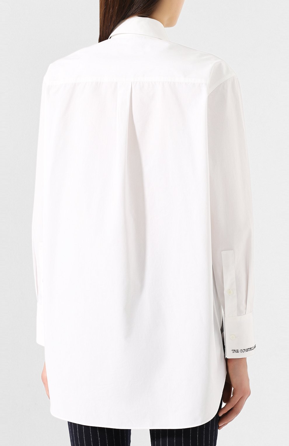 Хлопковая рубашка VALENTINO белого цвета по цене 179500 руб., арт. SB0AB14U52G, фото 4 Хлопковая рубашка VALENTINO, арт. SB0AB14U52G, фото 4