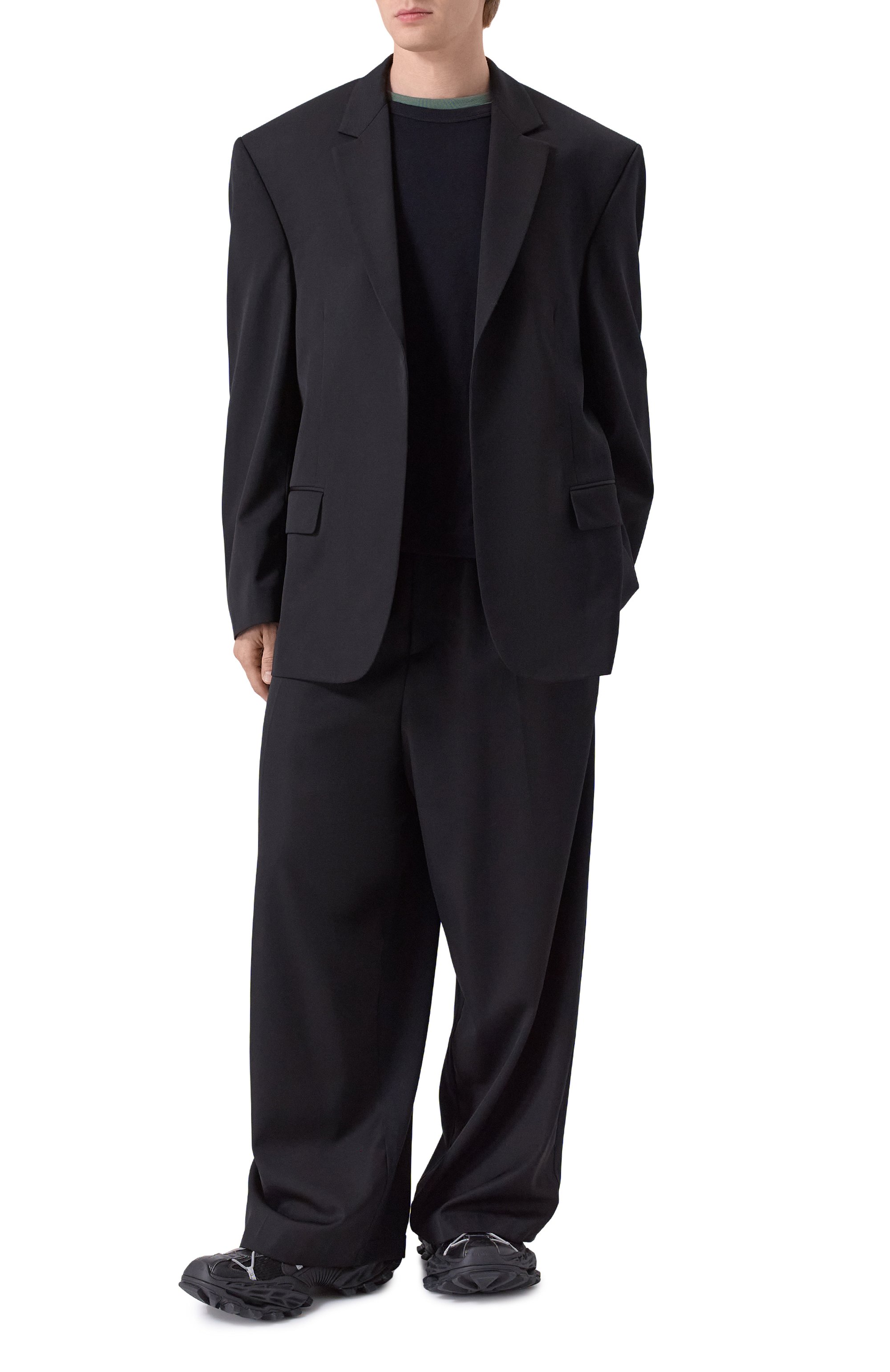 Комбинированный пиджак BALENCIAGA, арт. 838840/TJT35, фото 2