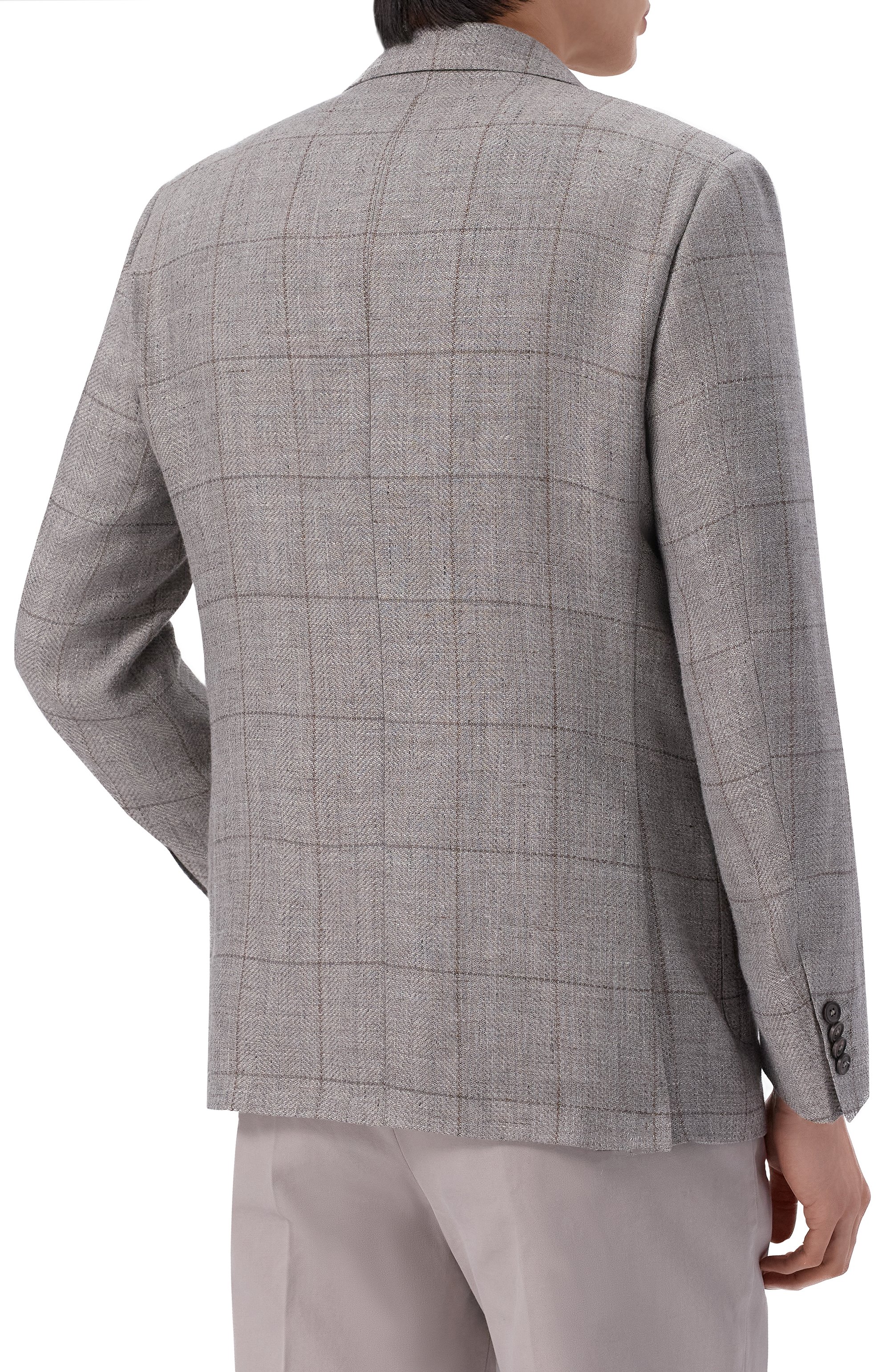 Пиджак изо льна и шерсти CORNELIANI, арт. 276018/2716318, фото 5