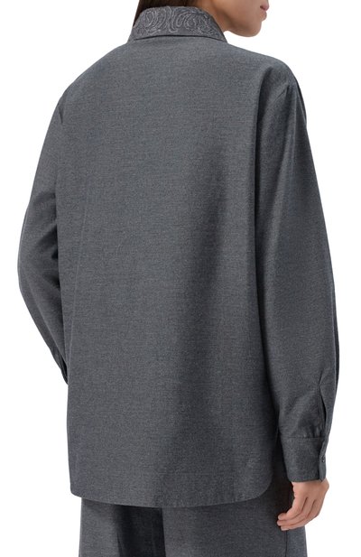 Хлопковая рубашка ERMANNO SCERVINO, арт. D474K310XQH, фото 4