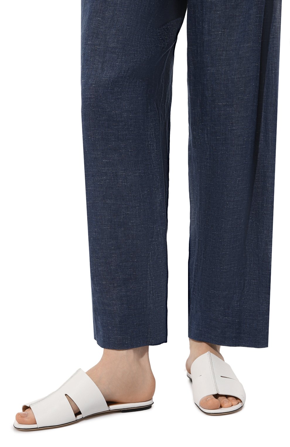 Кожаные шлепанцы LORENA ANTONIAZZI, арт. P24207SC17D/9884, фото 3