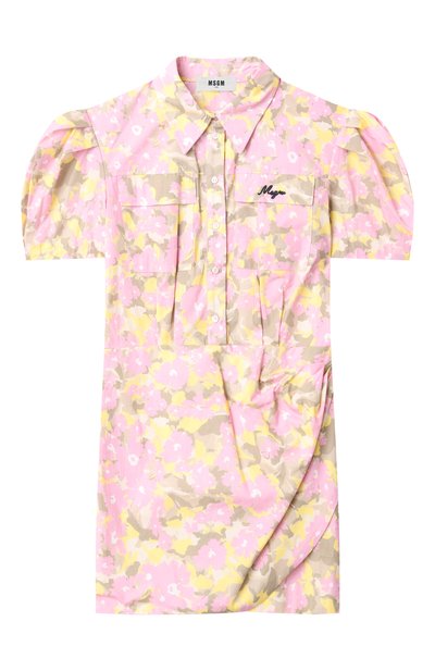 Хлопковое платье MSGM KIDS, арт. S5MSJGDR127