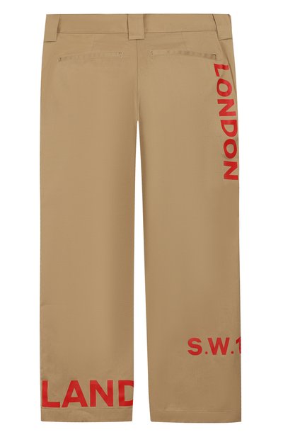 Хлопковые брюки BURBERRY, арт. 8016726, фото 2