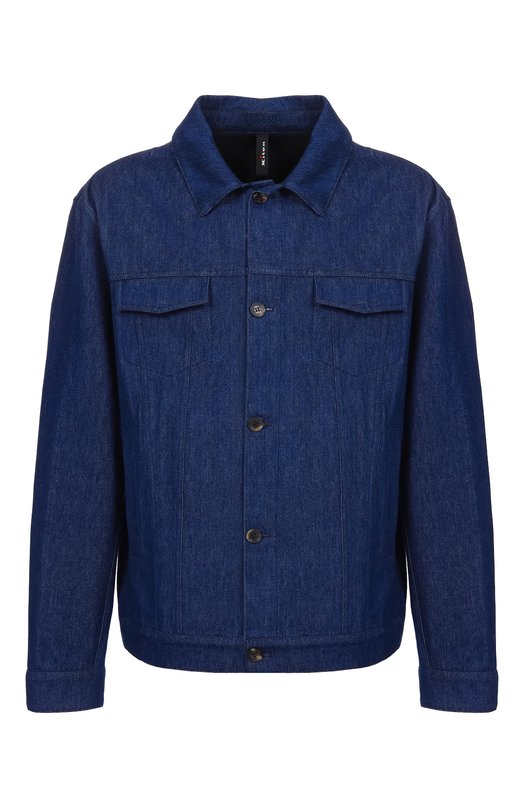 Джинсовая куртка Kiton UW2334V0832H_001 Синий UW2334V0832H_001