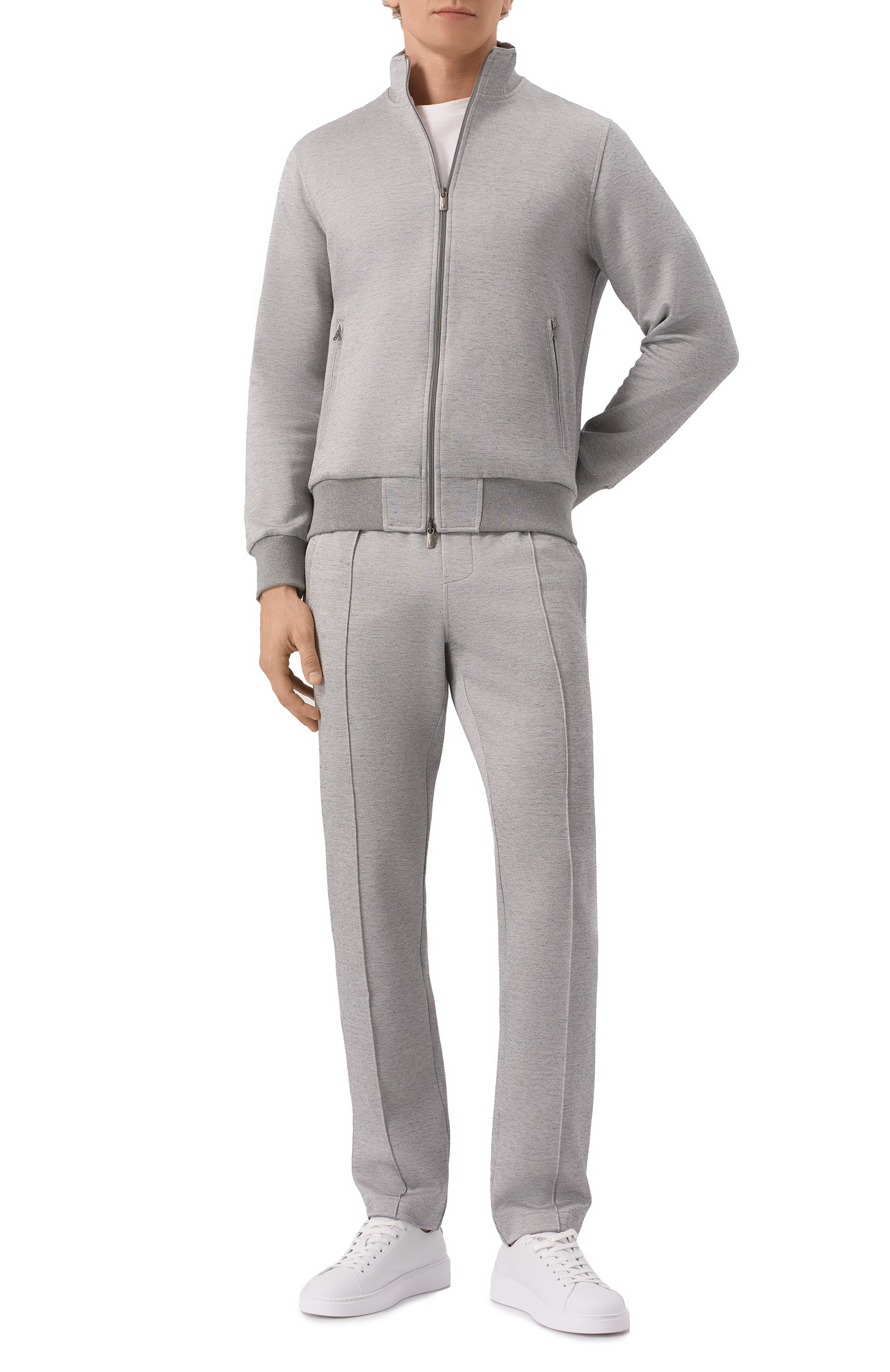 Толстовка из хлопка и шелка CAPOBIANCO, арт. 18M455.GU00., фото 2