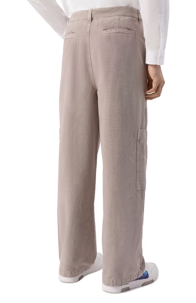 Хлопковые брюки OFF-WHITE, арт. 0MCF04ES26FAB001, фото 4