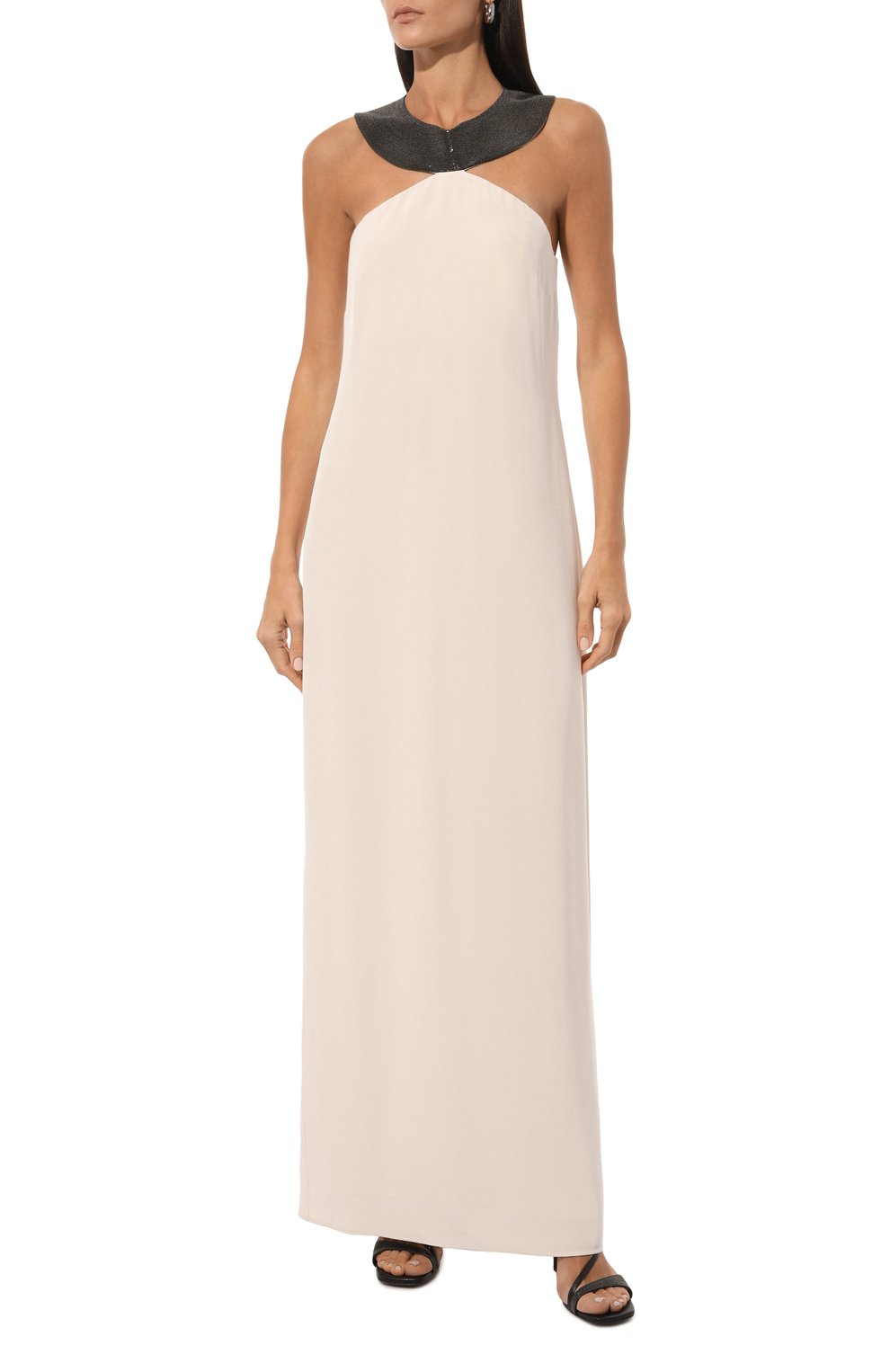 Шелковое платье BRUNELLO CUCINELLI, арт. MF968A5254, фото 3