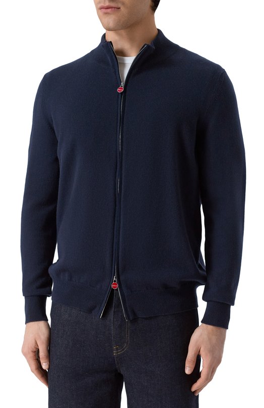 Кашемировый кардиган Kiton UMK1509K346 Синий  UMK1509K346 Фото 3