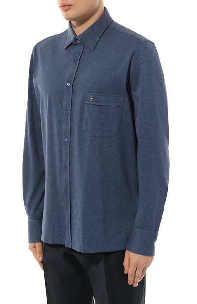 Рубашка из хлопка и кашемира STEFANO RICCI, арт. CJ007115/TE2603, фото 3