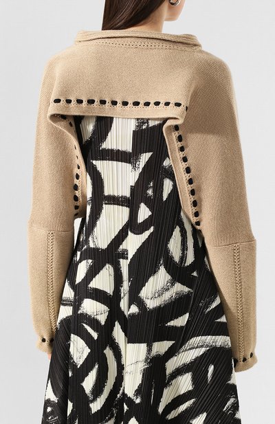 Накидка из смеси шерсти и кашемира LOEWE, арт. S3109091SM, фото 4