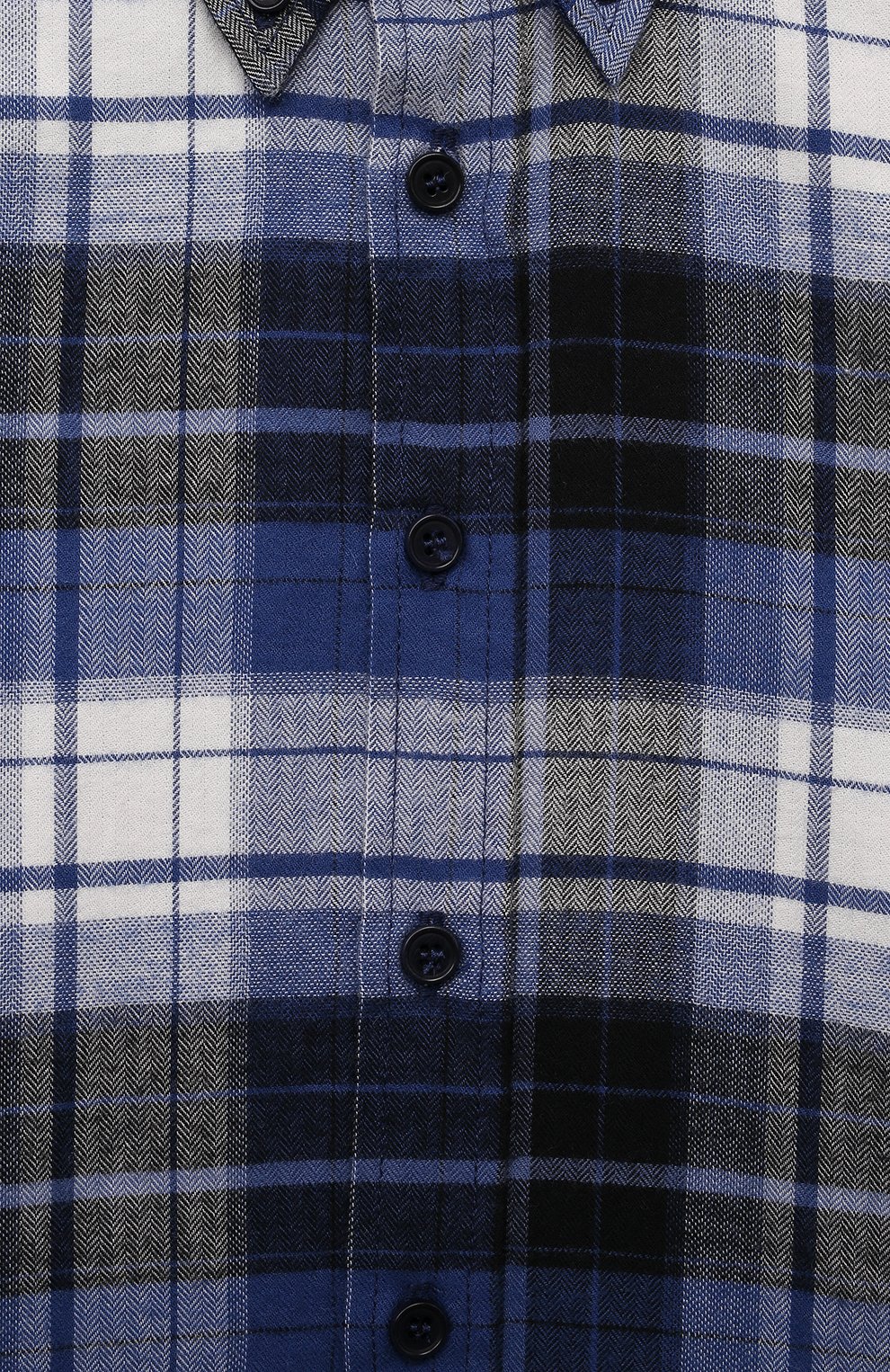 Хлопковая рубашка IL GUFO синего цвета по цене 13400 руб., арт. A24CL154C3151/5A-8A, фото 3 Хлопковая рубашка IL GUFO, арт. A24CL154C3151/5A-8A, фото 3