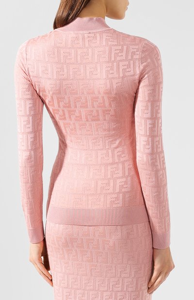 Пуловер из смеси хлопка и вискозы FENDI, арт. FZY935 AAVG, фото 4