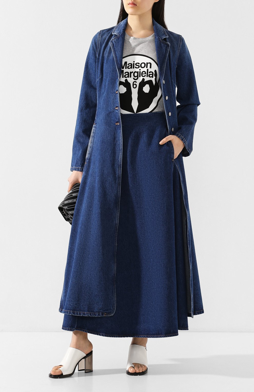 Джинсовое пальто MM6, арт. S32AH0060/S30589, фото 2