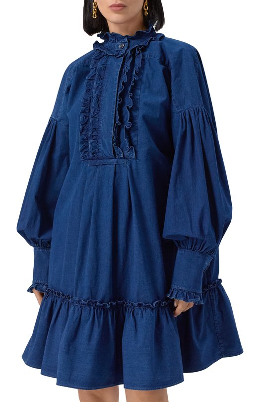 Джинсовое платье Valentino 6B3DA02S94B Синий  6B3DA02S94B Фото 3