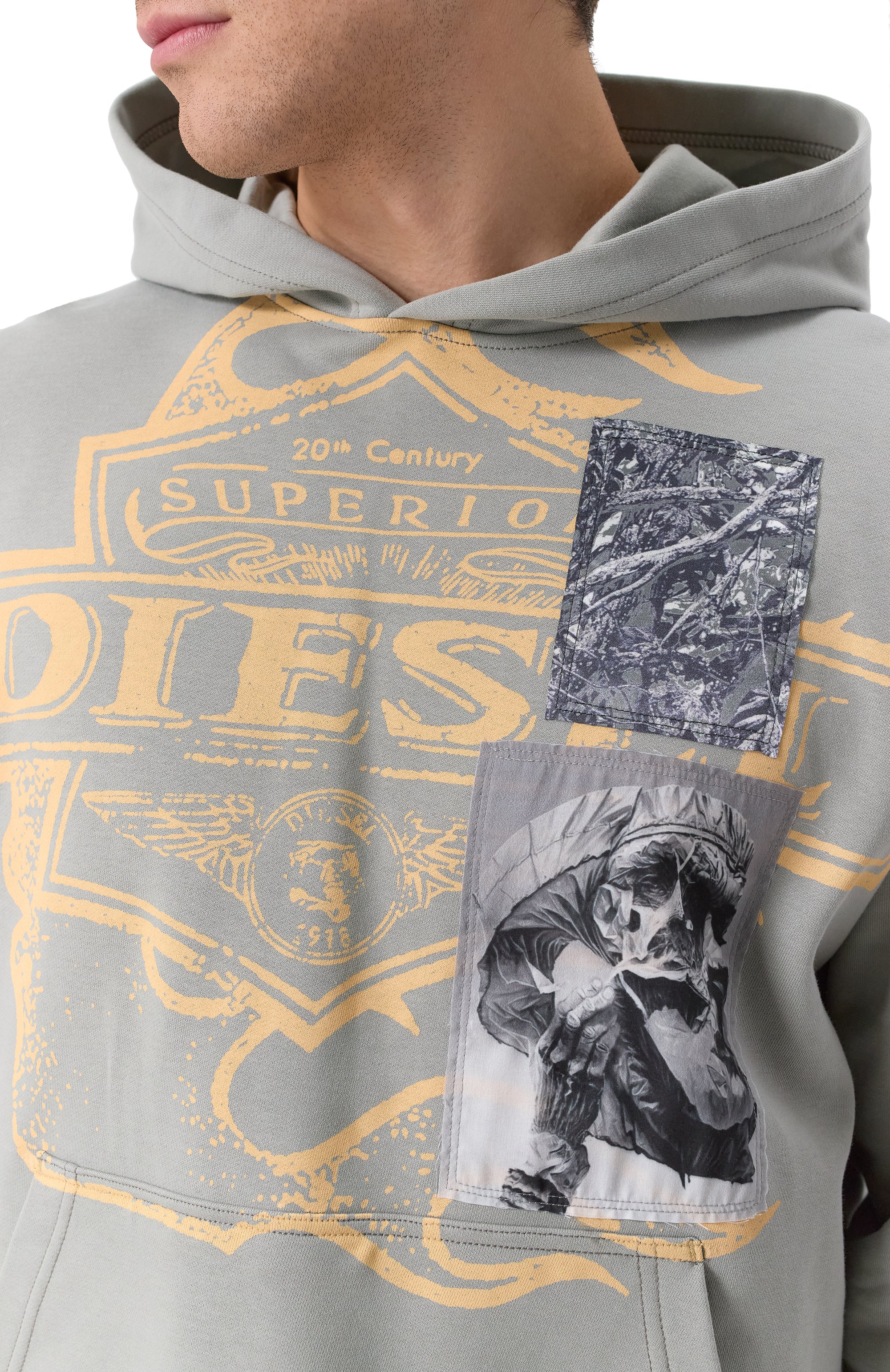 Хлопковое худи DIESEL, арт. A16171/0BMBJ, фото 5