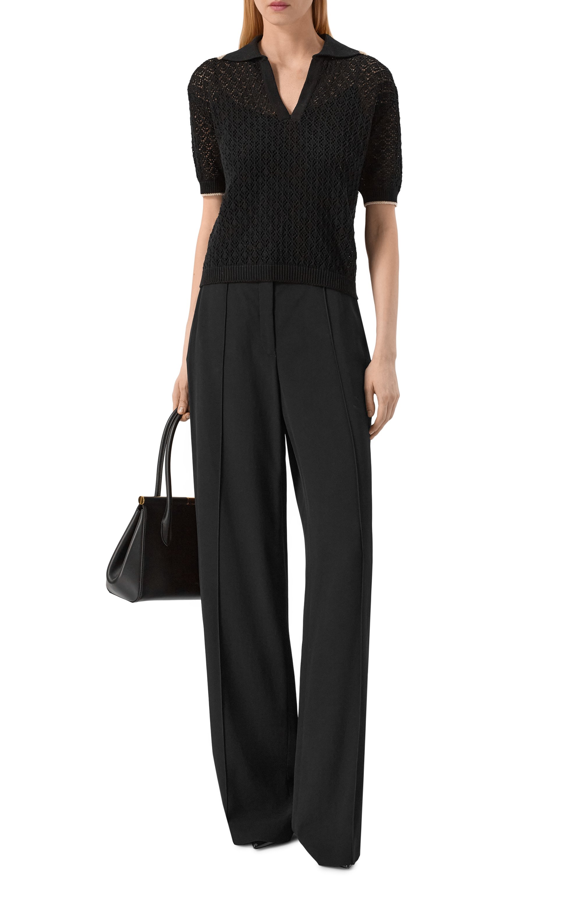 Хлопковое поло AGNONA, арт. K311055E/7C080PE, фото 2