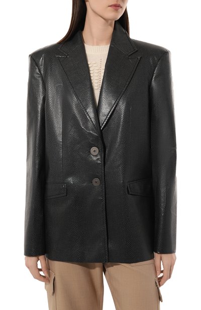 Жакет из экокожи WHO_AM, арт. FJ2-SV2210-BLK/S, фото 3