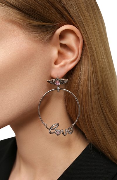 Серьги love and peace QUEENSBEE, арт. 201383, фото 3