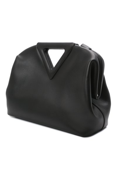 Сумка point medium BOTTEGA VENETA черного цвета по цене 309500 руб., арт. 652446/VCP40, фото 3 Сумка point medium BOTTEGA VENETA, арт. 652446/VCP40, фото 3