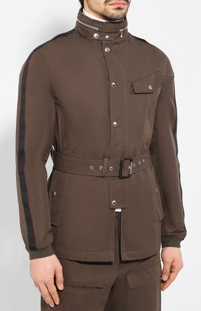 Хлопковая куртка ALEXANDER MCQUEEN, арт. 590422/Q0S44, фото 3