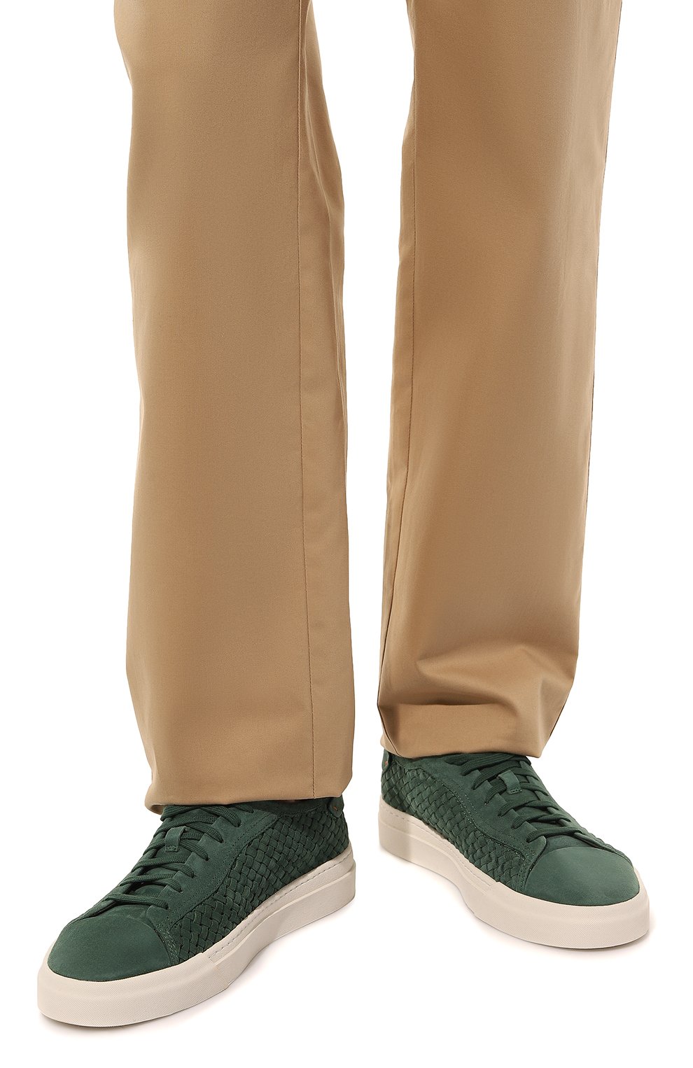 Замшевые кеды SANTONI, арт. MBGT21652PNNCRCPU57, фото 3