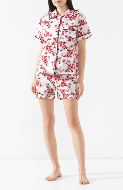Женская хлопковая пижама YOLKE, арт. SS19-22C-PE-PR