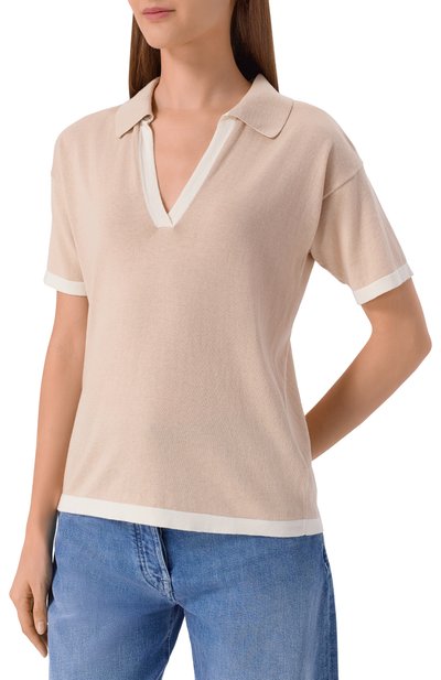 Поло из шелка и хлопка MVST, арт. WS61-612MU, фото 3