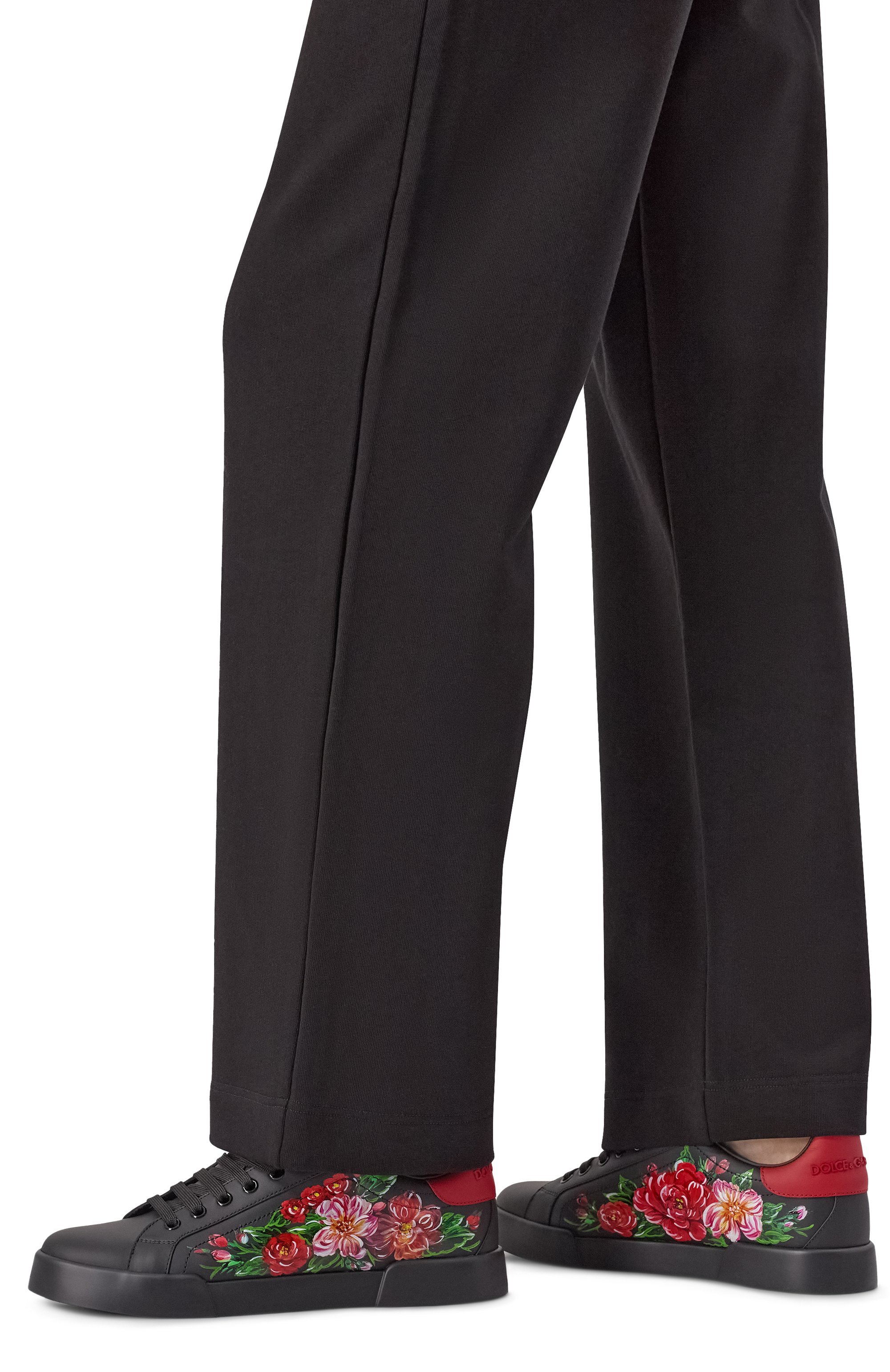 Кожаные кеды portofino DOLCE & GABBANA, арт. CK2330/AN257, фото 3