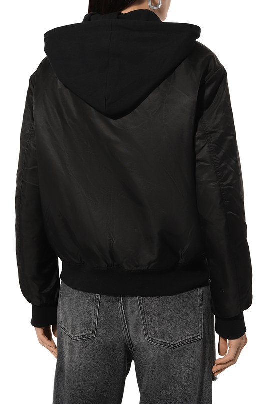 Утепленный бомбер Comme des Fuckdown CFABW01004 Чёрный  CFABW01004 Фото 4