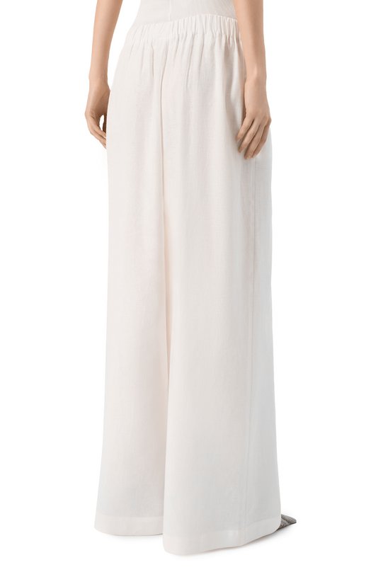 Брюки изо льна и вискозы HINNOMINATE HMABW02641 Белый  HMABW02641 Фото 4