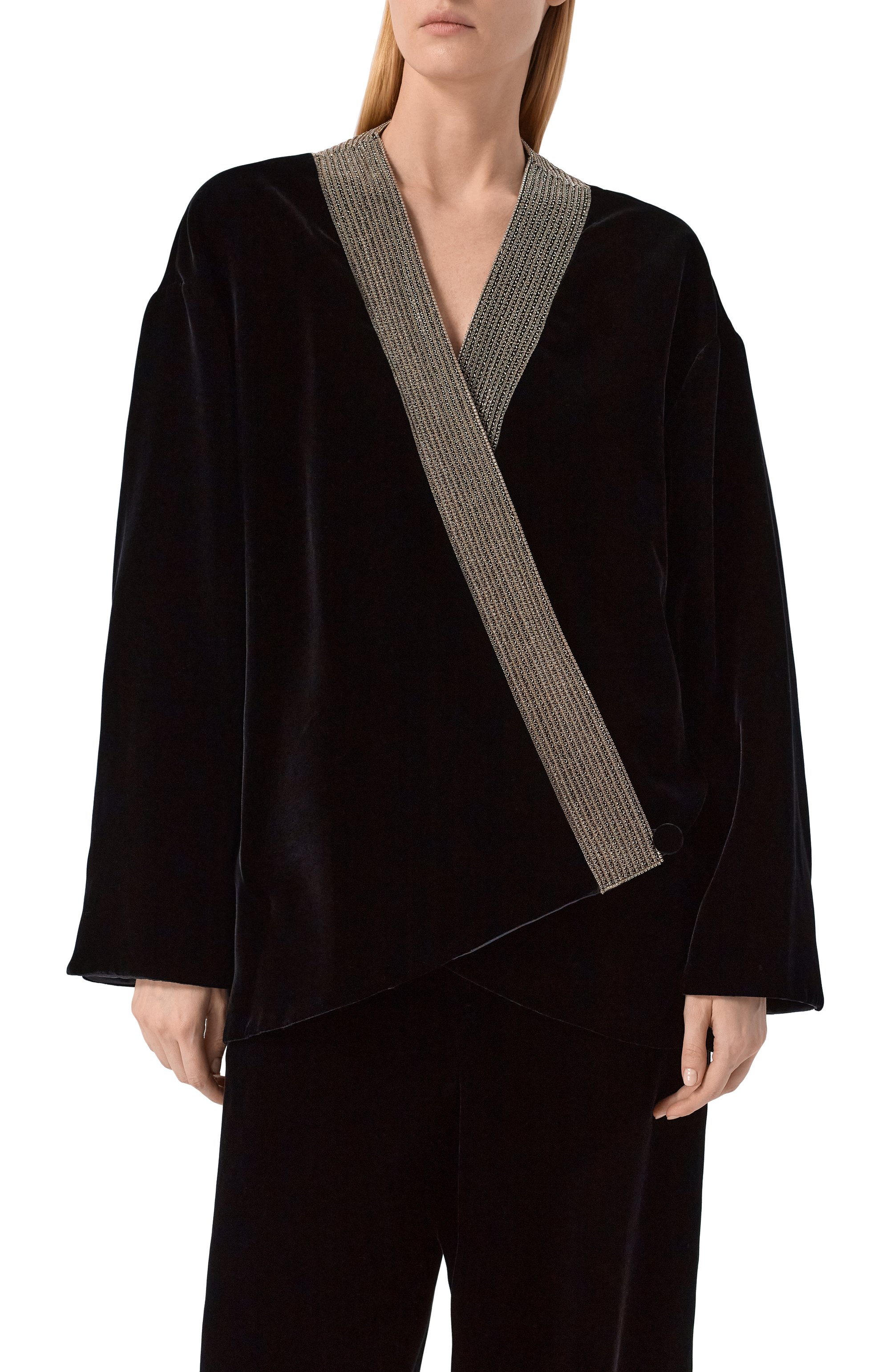 Бархатный жакет GIORGIO ARMANI, арт. GW002002/AF21737, фото 3
