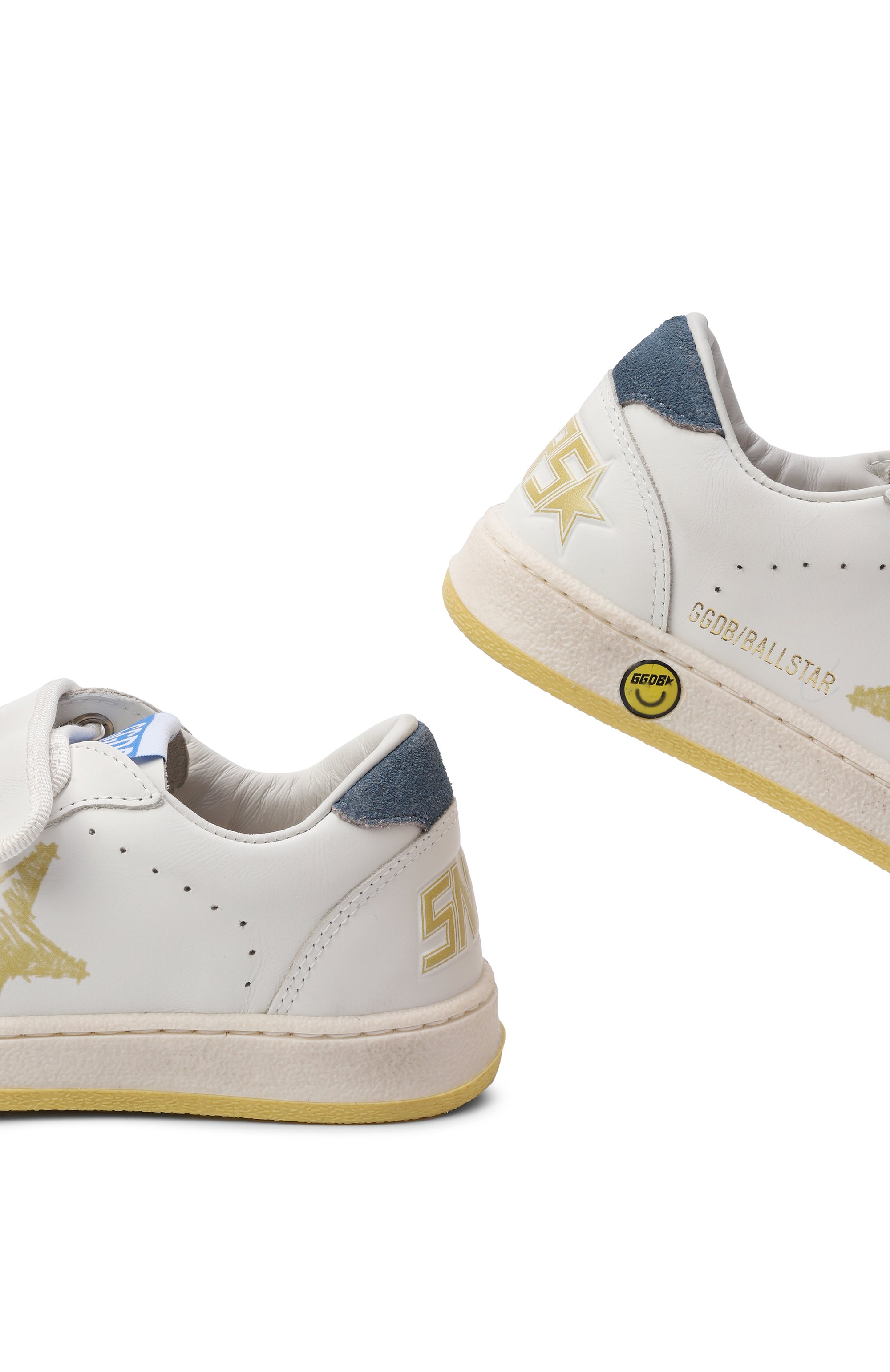 Кожаные кеды ball star GOLDEN GOOSE DELUXE BRAND, арт. GYF00926.F007448, фото 5
