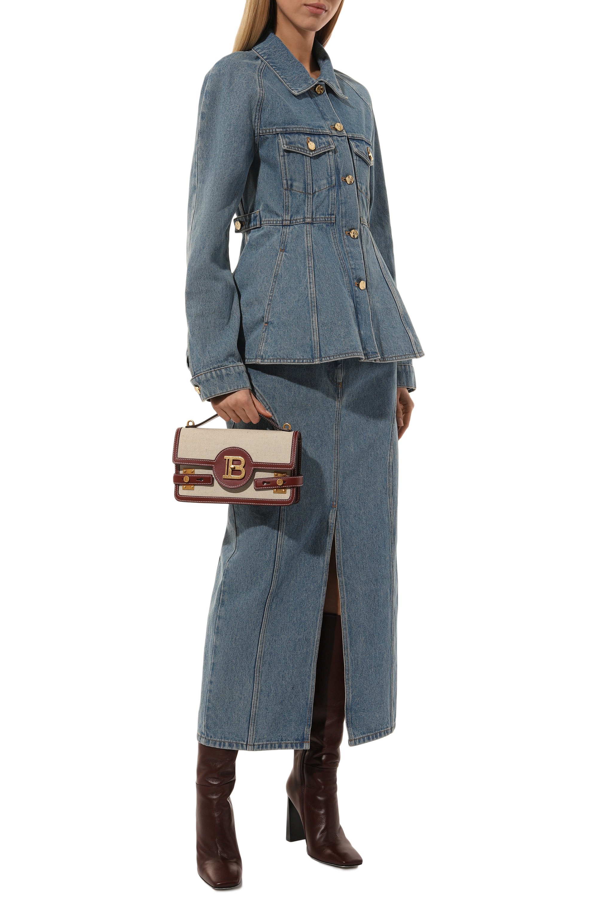 Сумка b-buzz 24 BALMAIN, арт. BN1DA829/TCFE, фото 7