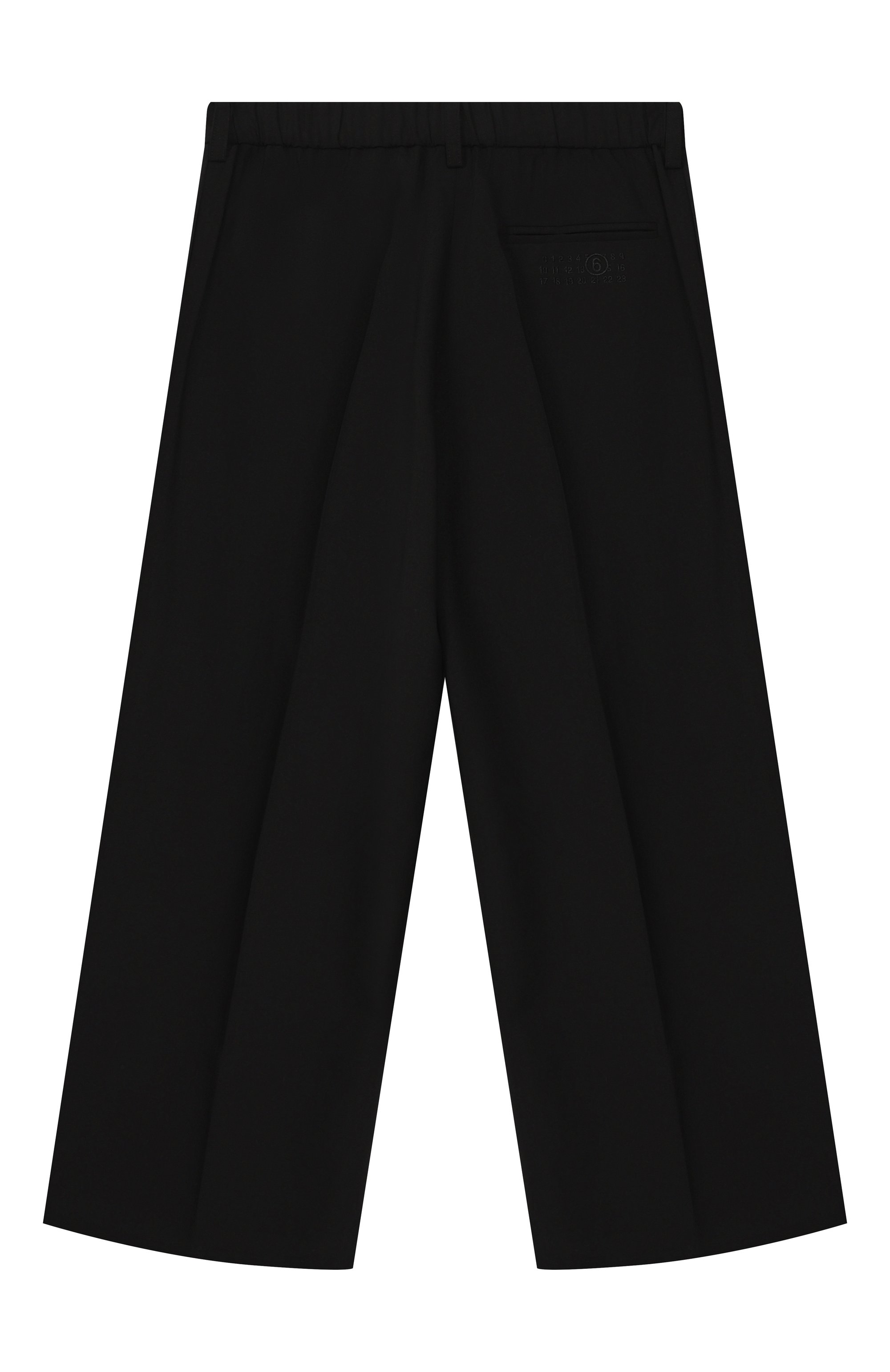 Брюки MM6 черного цвета по цене 33300 руб., арт. M60959/MM05G, фото 2 Брюки MM6, арт. M60959/MM05G, фото 2