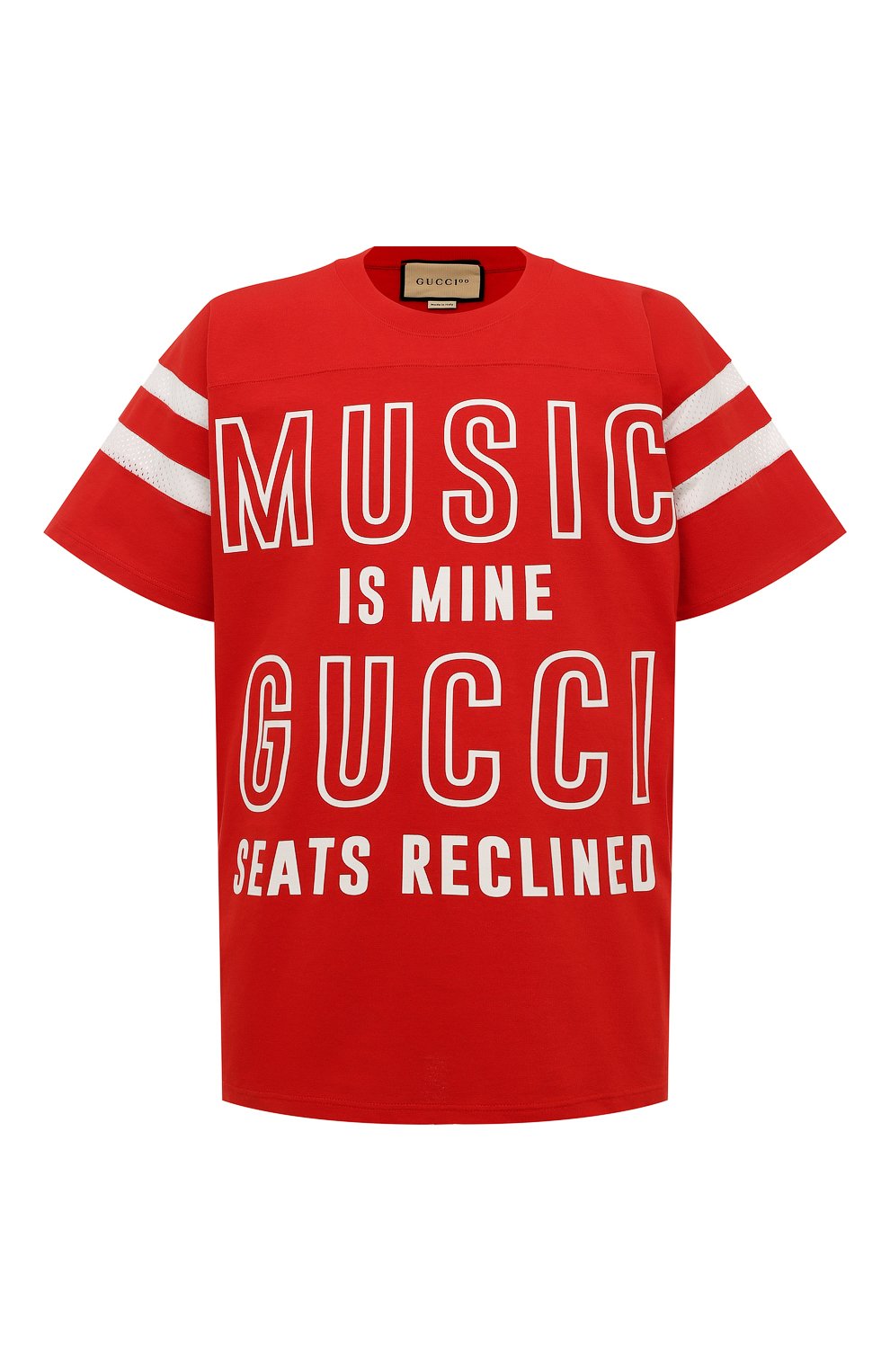 Хлопковая футболка GUCCI, арт. 655459 XJDXN, фото 1