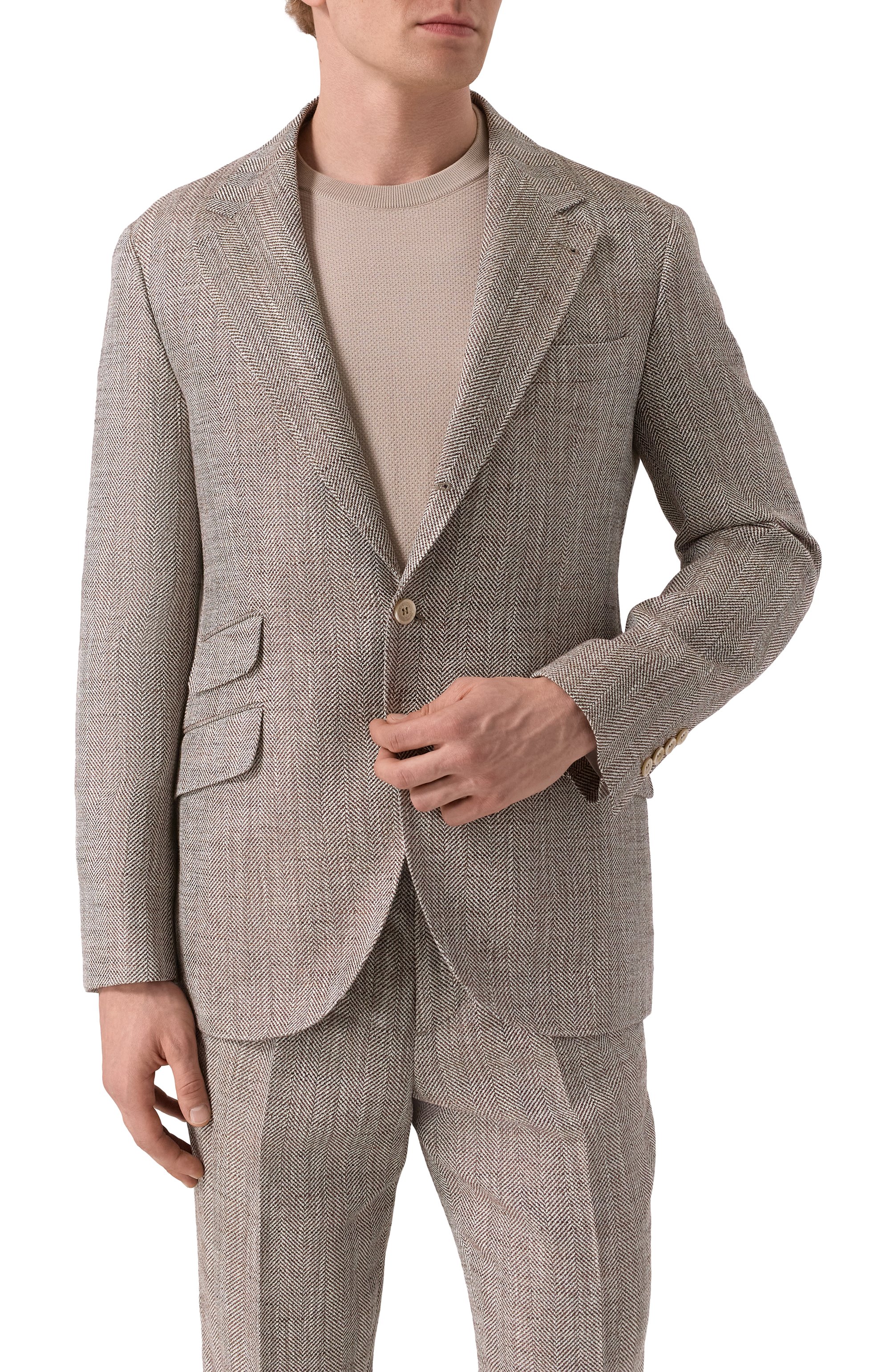 Костюм из шелка и льна BRUNELLO CUCINELLI, арт. MR476LDWH, фото 4