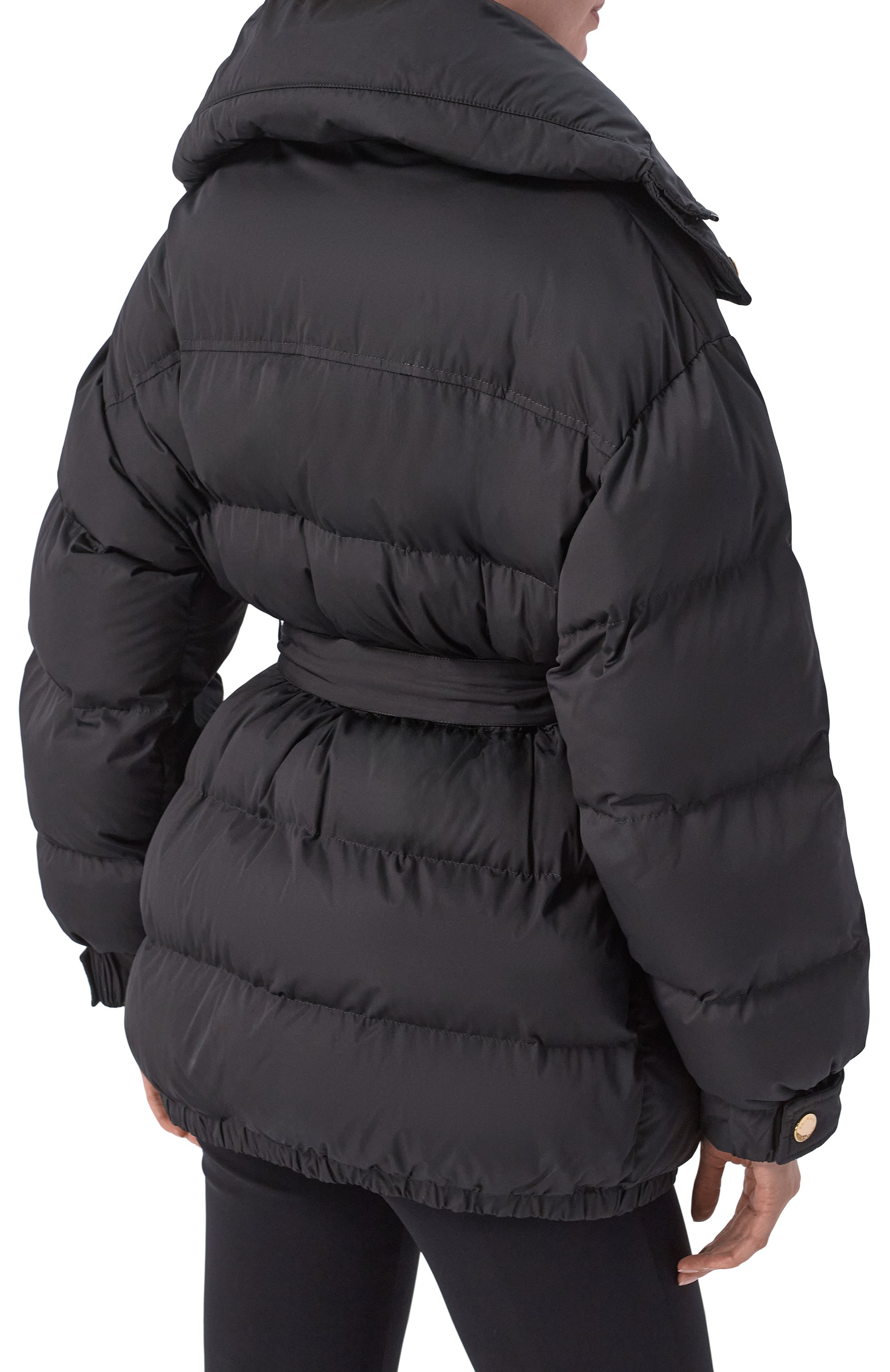 Пуховик BALMAIN черного цвета по цене 299500 руб., арт. HF1TQ040/XK09, фото 4 Пуховик BALMAIN, арт. HF1TQ040/XK09, фото 4