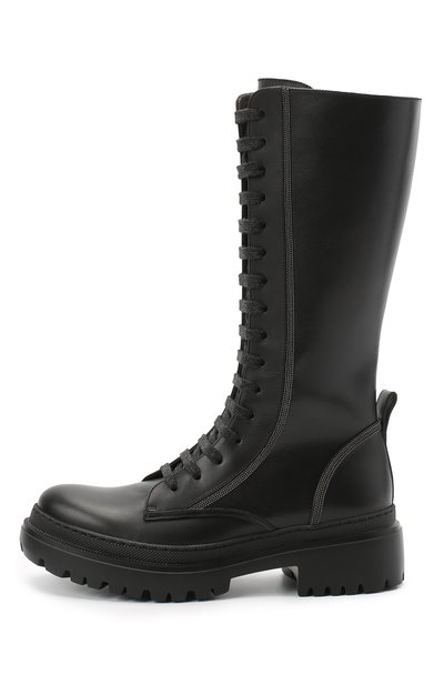 Кожаные сапоги BRUNELLO CUCINELLI, арт. MZBSC1893P, фото 3