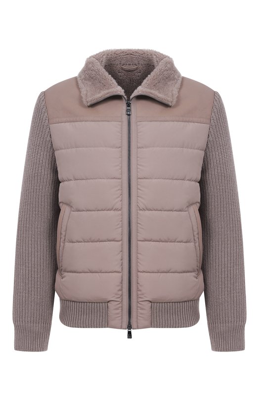 Комбинированный бомбер Corneliani 26L5N4-2620108 Бежевый 26L5N4-2620108
