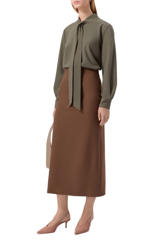 Замшевые туфли Robbie Sling 55 Gianvito Rossi G95538.55RIC.CAMPRAL Бежевый  G95538.55RIC.CAMPRAL Фото 3